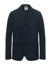 Aspesi Man Blazer Midnight Blue Size S Polyester, Polyamide In Blue