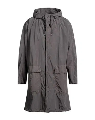 Aspesi Man Coat Grey Size Xl Polyester, Polyamide In Gray
