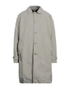 Aspesi Man Coat Khaki Size Xl Polyamide, Polyester In Gray