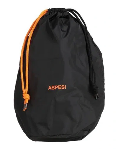 Aspesi Man Handbag Black Size - Polyamide