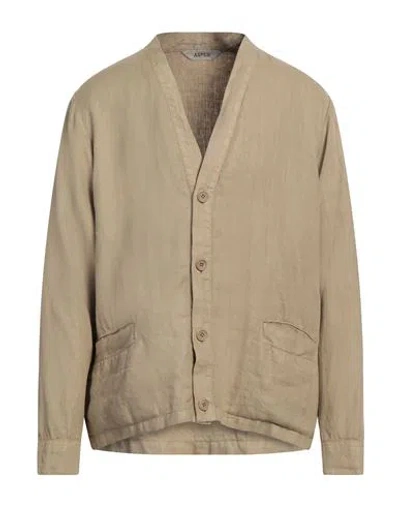 Aspesi Man Jacket Beige Size Xl Hemp