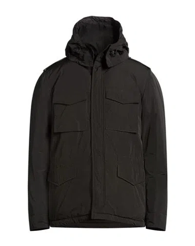 Aspesi Man Jacket Black Size Xl Polyester