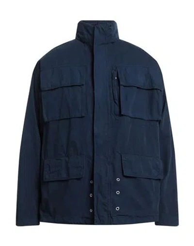 Aspesi Man Jacket Blue Size M Cotton