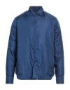 Aspesi Man Jacket Blue Size S Polyamide