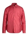 Aspesi Man Jacket Burgundy Size M Polyamide In Red