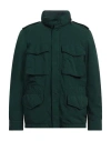 Aspesi Man Jacket Emerald Green Size Xxl Polyester, Polyamide In Green