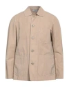 Aspesi Man Jacket Light Brown Size Xl Cotton, Linen In Beige