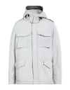 Aspesi Man Jacket Light Grey Size Xl Polyester In Grey