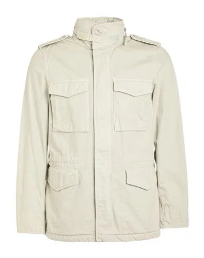Aspesi Man Jacket Light Grey Size Xs Cotton In Grey