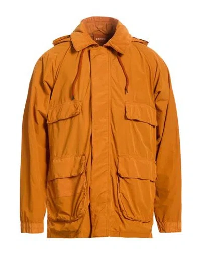 Aspesi Man Jacket Mandarin Size Xs Polyester, Polyamide