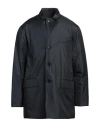 Aspesi Man Jacket Midnight Blue Size Xxl Polyamide In Blue