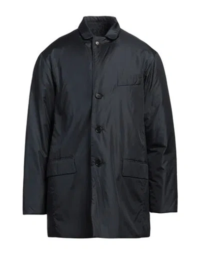Aspesi Man Jacket Midnight Blue Size Xxl Polyamide