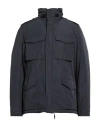 Aspesi Man Jacket Midnight Blue Size Xxl Polyester