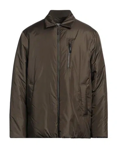 Aspesi Man Jacket Military Green Size Xxl Polyamide