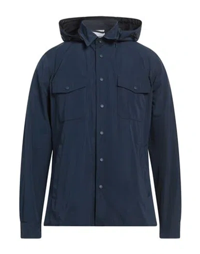 Aspesi Man Jacket Navy Size L Polyester