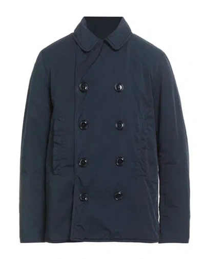 Aspesi Man Jacket Navy Size L Polyester, Polyamide
