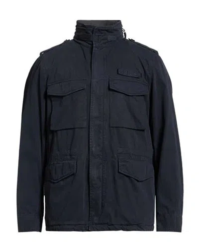 Aspesi Man Jacket Navy Size Xs Cotton