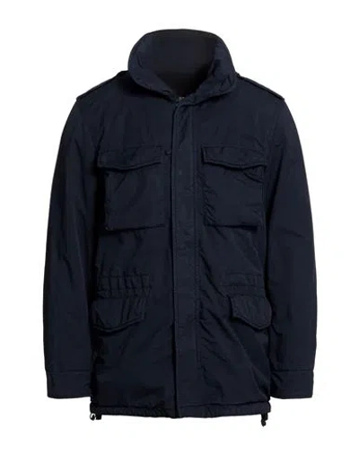 Aspesi Man Jacket Navy Size Xs Polyester, Polyamide In Black