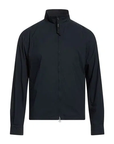 Aspesi Man Jacket Navy Size Xxl Cotton, Polyamide, Elastane In Blue