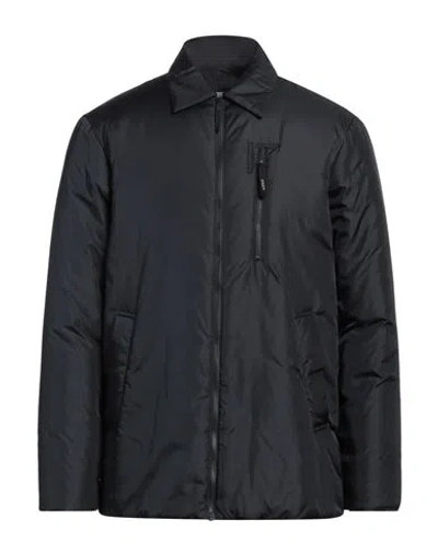 Aspesi Man Jacket Navy Size Xxl Polyamide