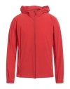 Aspesi Man Jacket Red Size L Nylon, Elastane