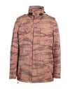 Aspesi Man Jacket Rust Size M Cotton, Polyester In Red
