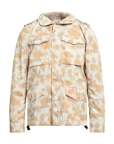 Aspesi Man Jacket Sand Size Xxl Polyester In Beige