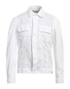Aspesi Man Jacket White Size Xl Cotton In White