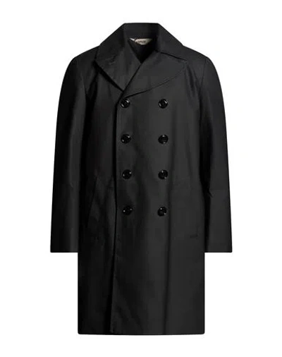 Aspesi Man Overcoat & Trench Coat Black Size L Polyester, Cotton