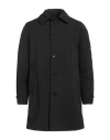 Aspesi Man Overcoat & Trench Coat Charcoal Size S Cotton, Polyester In Black