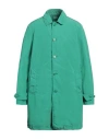Aspesi Man Overcoat & Trench Coat Green Size L Polyester, Polyamide