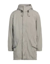 Aspesi Man Overcoat & Trench Coat Grey Size M Polyester, Polyamide In Grey