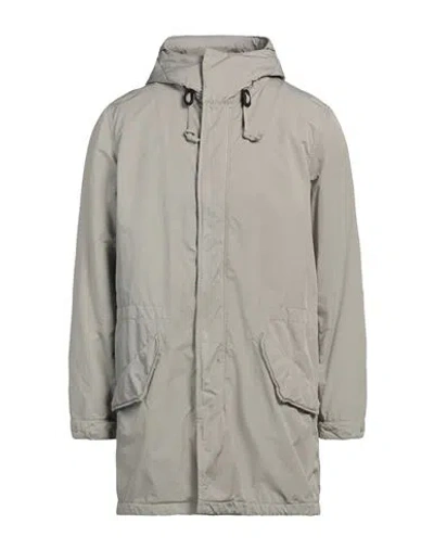 Aspesi Man Overcoat & Trench Coat Grey Size M Polyester, Polyamide