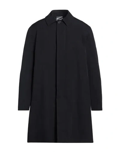 Aspesi Man Overcoat & Trench Coat Midnight Blue Size L Cotton, Polyester