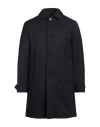Aspesi Man Overcoat & Trench Coat Midnight Blue Size Xxl Virgin Wool, Polyurethane In Blue