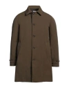 Aspesi Man Overcoat & Trench Coat Military Green Size 3xl Cotton, Polyester