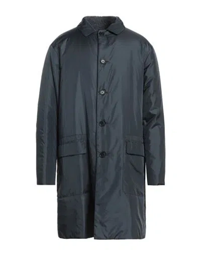 Aspesi Man Overcoat & Trench Coat Navy Size Xl Polyamide