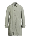 Aspesi Man Overcoat & Trench Coat Sage Green Size M Polyester, Polyamide