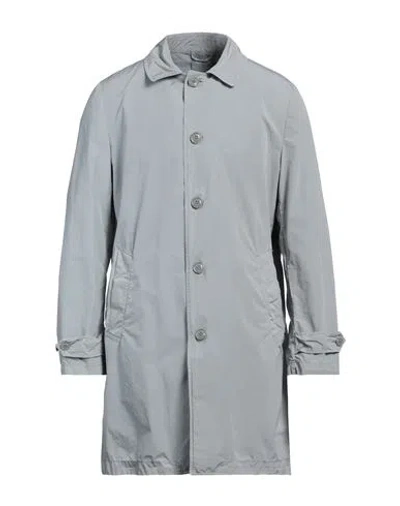 Aspesi Man Overcoat & Trench Coat Sky Blue Size S Polyester, Polyamide