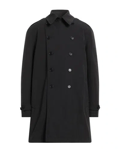 Aspesi Man Overcoat & Trench Coat Black Size L Cotton, Polyester