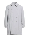 Aspesi Man Overcoat & Trench Coat Light Grey Size L Cotton, Polyester