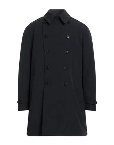 Aspesi Man Overcoat & Trench Coat Midnight Blue Size Xl Cotton, Polyester