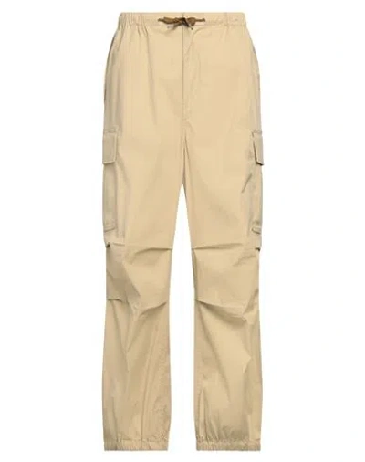 Aspesi Man Pants Beige Size 32 Cotton, Elastane