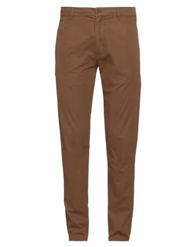 Aspesi Man Pants Brown Size 38 Cotton