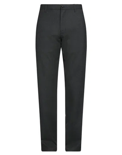 Aspesi Man Pants Charcoal Size 36 Wool, Polyester, Elastane In Grey