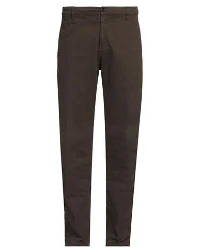 Aspesi Man Pants Khaki Size 36 Cotton, Elastane In Beige