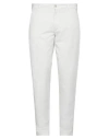 Aspesi Man Pants Light Grey Size 36 Cotton, Elastane