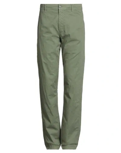 Aspesi Man Pants Military Green Size 38 Cotton