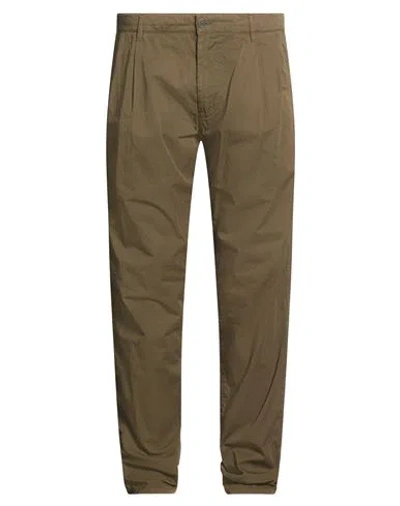Aspesi Man Pants Military Green Size 38 Cotton