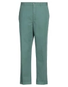 Aspesi Man Pants Sage Green Size 42 Cotton, Linen
